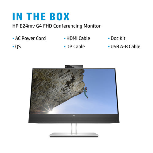 HP E24mv G4 computer monitor 60.5 cm (23.8 HP E24mv G4 computer monitor 60.5 cm (23.8